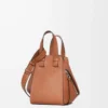 Sac Hammock compact en cuir de veau classique Tan
