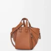 Sac Hammock compact en cuir de veau classique Tan