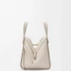 Sac Hammock compact en cuir de veau grainé souple Light Ghost