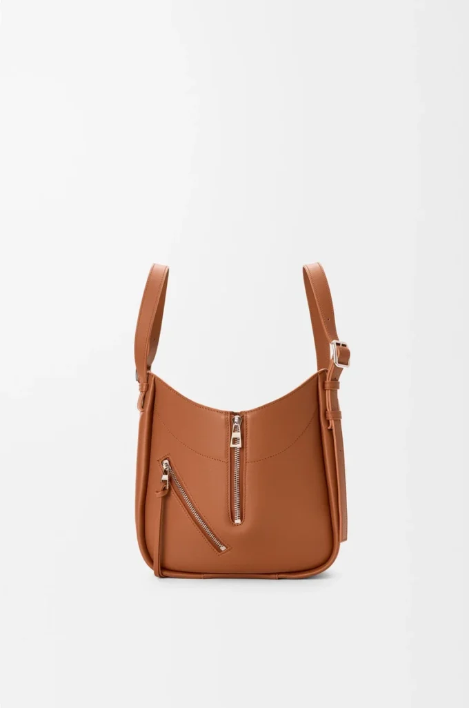 Sac Hammock Flip en cuir de veau classique écureuil