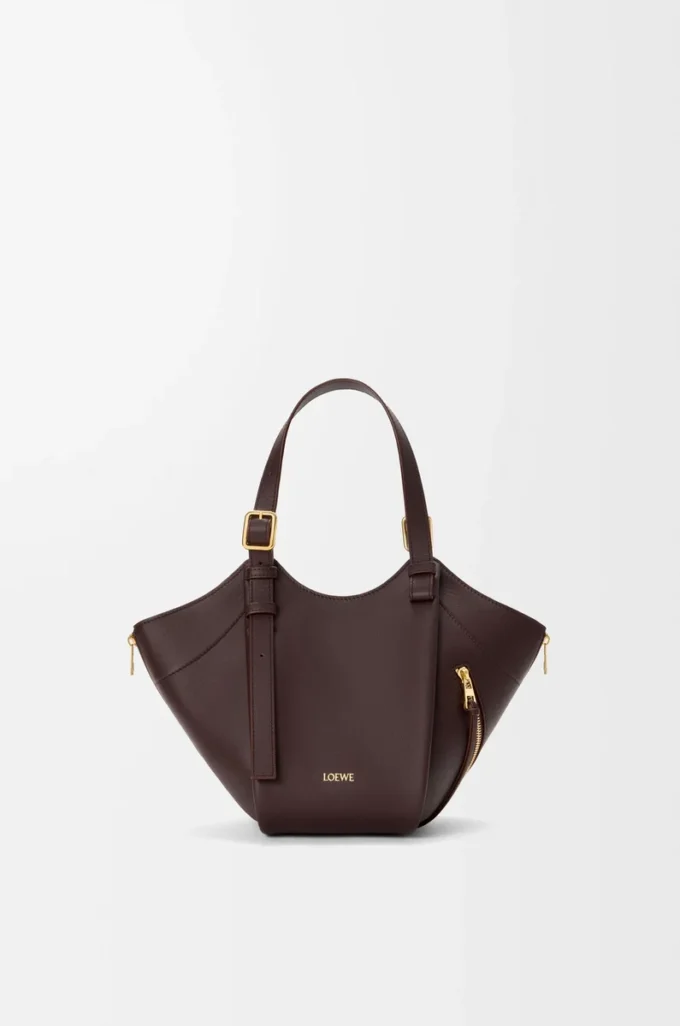Sac Hammock Flip en cuir de veau classique Dark Chestnut Sac Hammock Flip en cuir de veau classique Dark Chestnut
