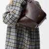 Sac Hammock Flip en cuir de veau classique Dark Chestnut Sac Hammock Flip en cuir de veau classique Dark Chestnut
