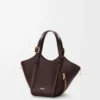 Sac Hammock Flip en cuir de veau classique Dark Chestnut Sac Hammock Flip en cuir de veau classique Dark Chestnut