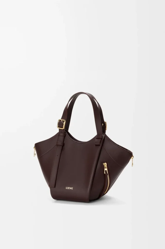 Sac Hammock Flip en cuir de veau classique Dark Chestnut Sac Hammock Flip en cuir de veau classique Dark Chestnut