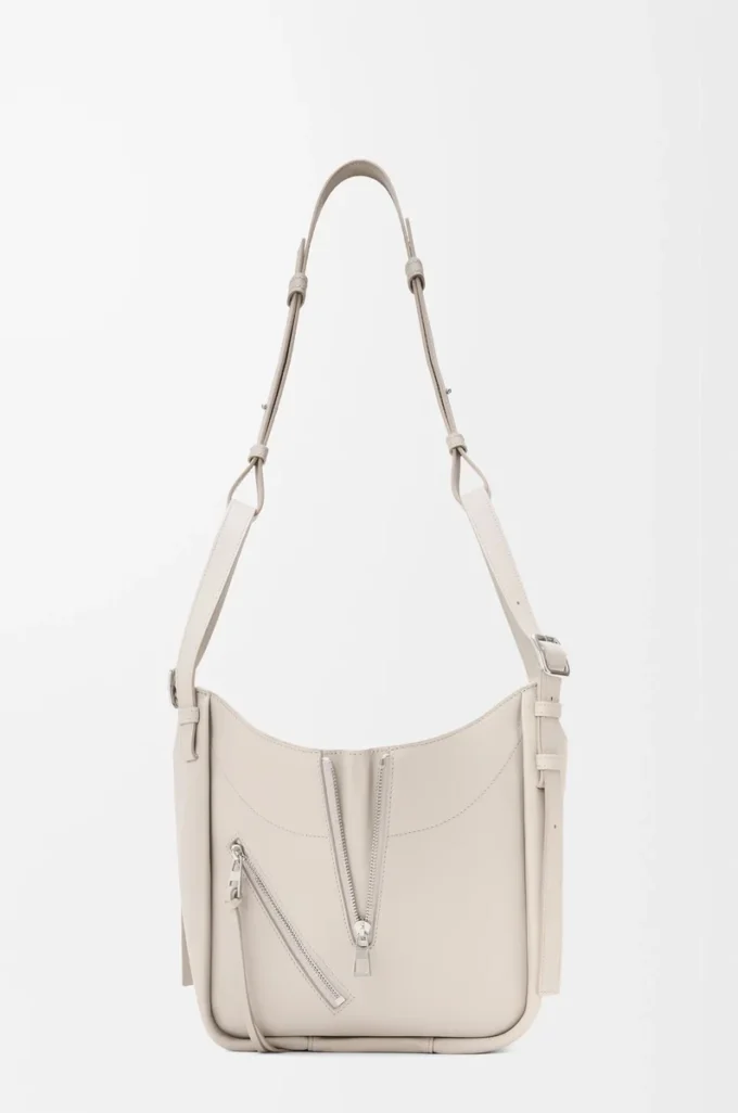 Sac Hammock Flip en cuir de veau classique Light Ghost
