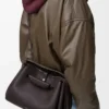 Sac Madrid moyen en cuir de veau grainé souple Dark Ebony Sac Madrid moyen en cuir de veau grainé souple Dark Ebony