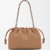 Sac à main Flamenco moyen en cuir d’agneau nappa moelleux Mocha Sac à main Flamenco moyen en cuir d’agneau nappa moelleux Mocha