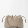 Sac à main Flamenco moyen en cuir de veau grainé fin Clay