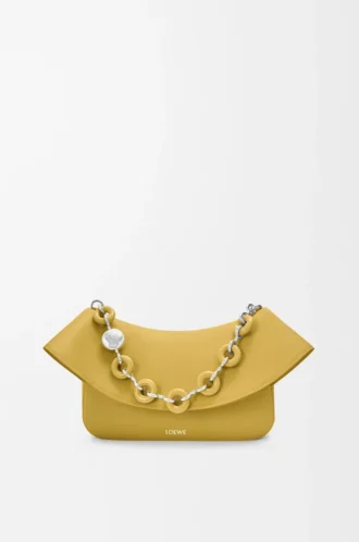 Sac Ola moyen en cuir de veau lisse Ginger