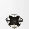 Sac Treasure Bako en toile jacquard et cuir de veau Naturel/Noir