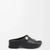 Sandales Foam Pebble noires/dorées