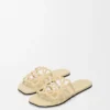 Sandales Petal Anagram en daim ornées de strass Butter