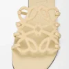 Sandales Petal Anagram en daim ornées de strass Butter