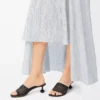 Sandales Toy en cuir de veau Noir