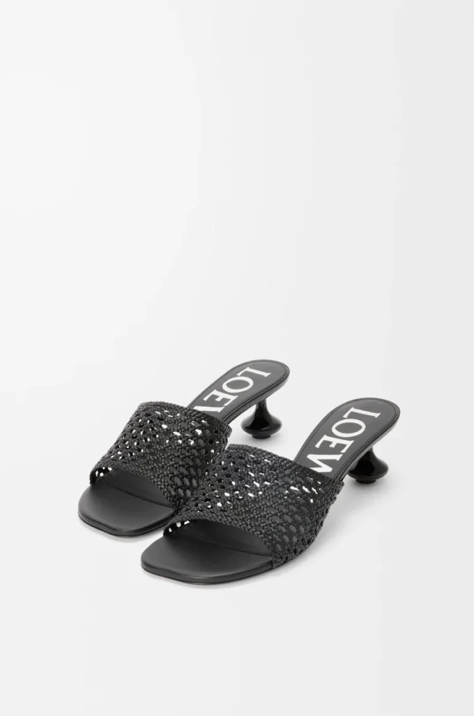 Sandales Toy en cuir de veau Noir