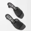 Sandales Toy en cuir de veau Noir