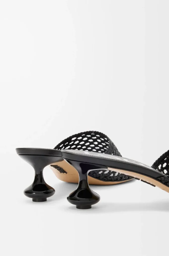 Sandales Toy en cuir de veau Noir