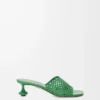 Sandales Toy en cuir de veau Vert
