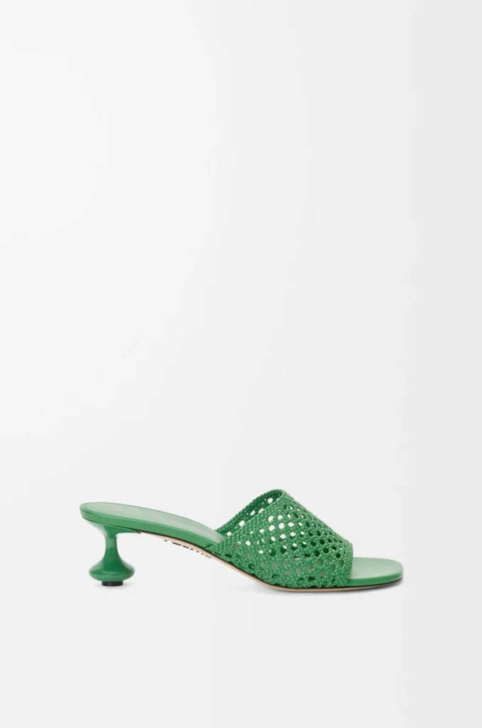 Sandales Toy en cuir de veau Vert