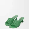 Sandales Toy en cuir de veau Vert