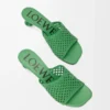 Sandales Toy en cuir de veau Vert