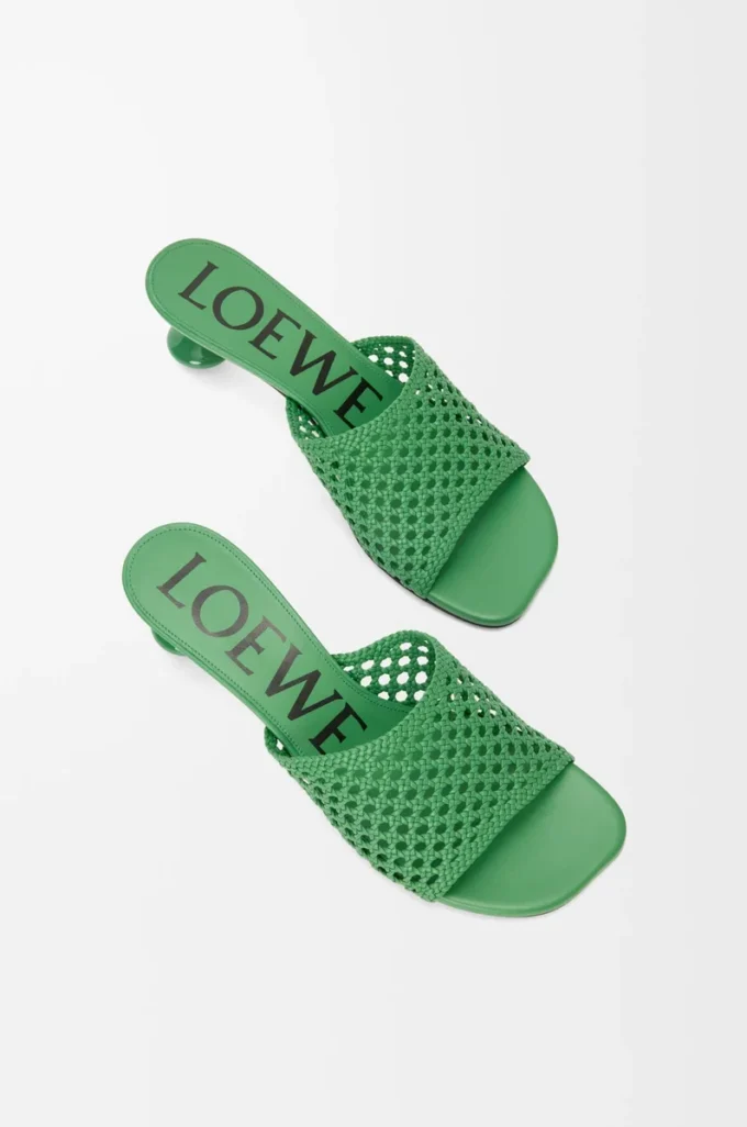 Sandales Toy en cuir de veau Vert