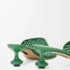 Sandales Toy en cuir de veau Vert