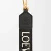 Sangle Anagram en jacquard et cuir de veau Noir/Or