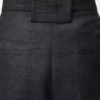 Short cargo en laine gris foncé