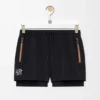 Short de performance en shell technique Noir Short de performance en shell technique Noir