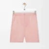Short en laine couleur corail