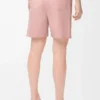 Short en laine couleur corail