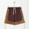 Short en tissu technique Marron