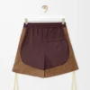 Short en tissu technique Marron