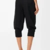 Short en viscose mélangée extensible Noir