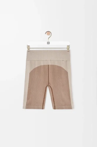 Short sans coutures en jersey technique Ivoire