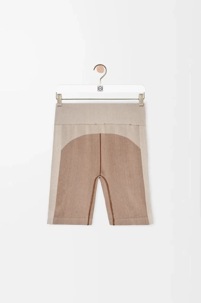 Short sans coutures en jersey technique Ivoire