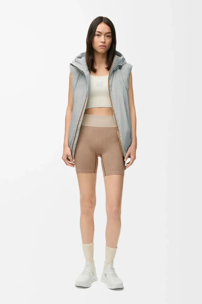 Short sans coutures en jersey technique Ivoire