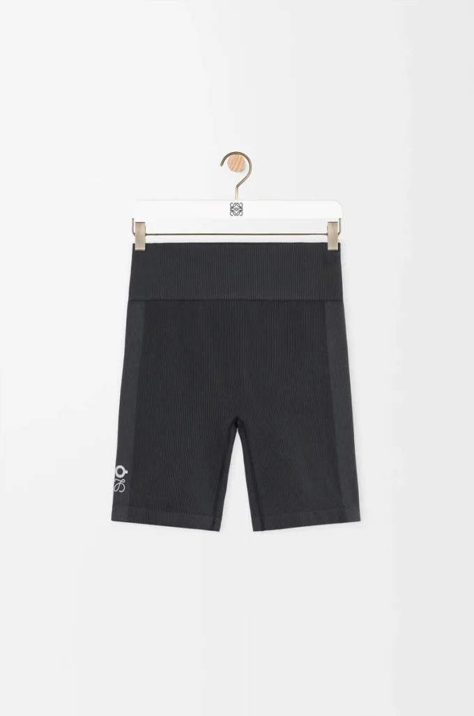 Short sans coutures en jersey technique Noir