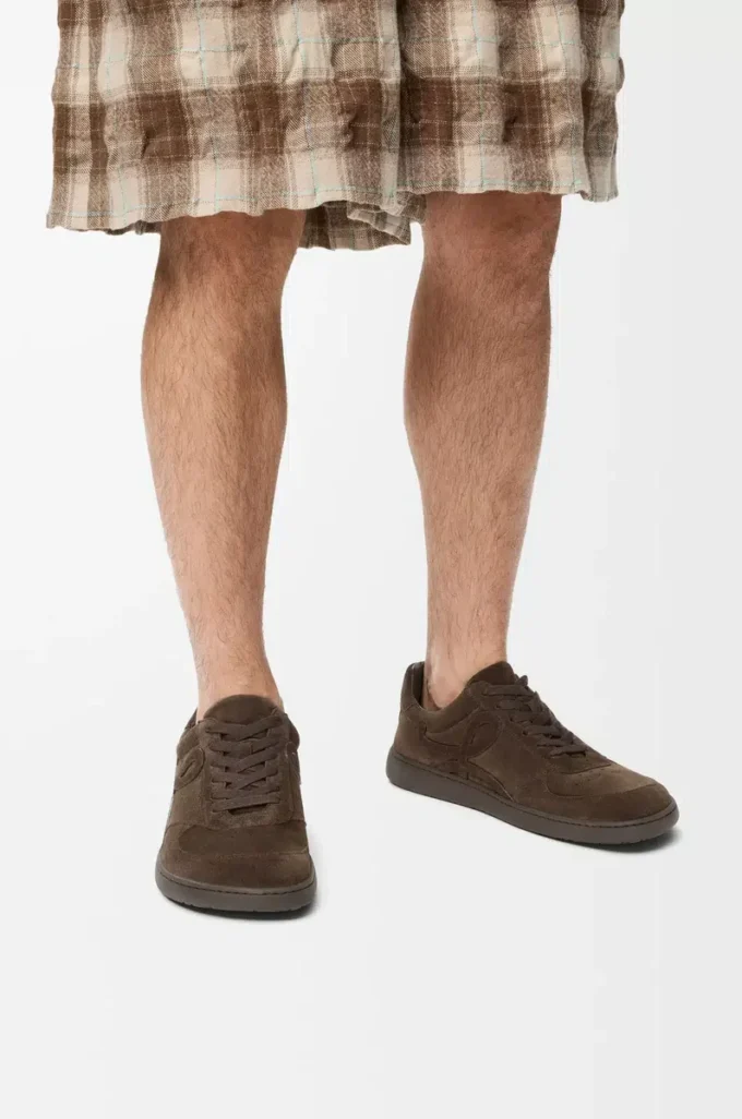 Sneakers Jambo en cuir de veau suédé marron foncé Sneakers Jambo en cuir de veau suédé marron foncé