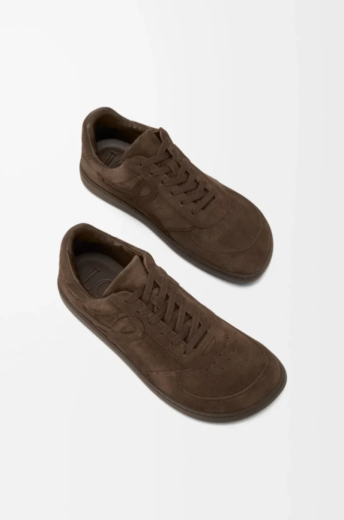 Sneakers Jambo en cuir de veau suédé Dark Brown