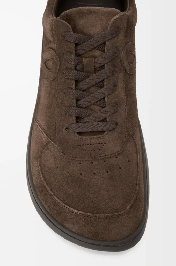 Sneakers Jambo en cuir de veau suédé Dark Brown