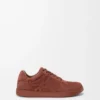 Sneakers Jambo en cuir de veau suédé rouge brûlé