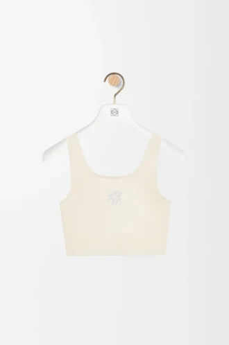 Soutien-gorge sans coutures en jersey technique ivoire