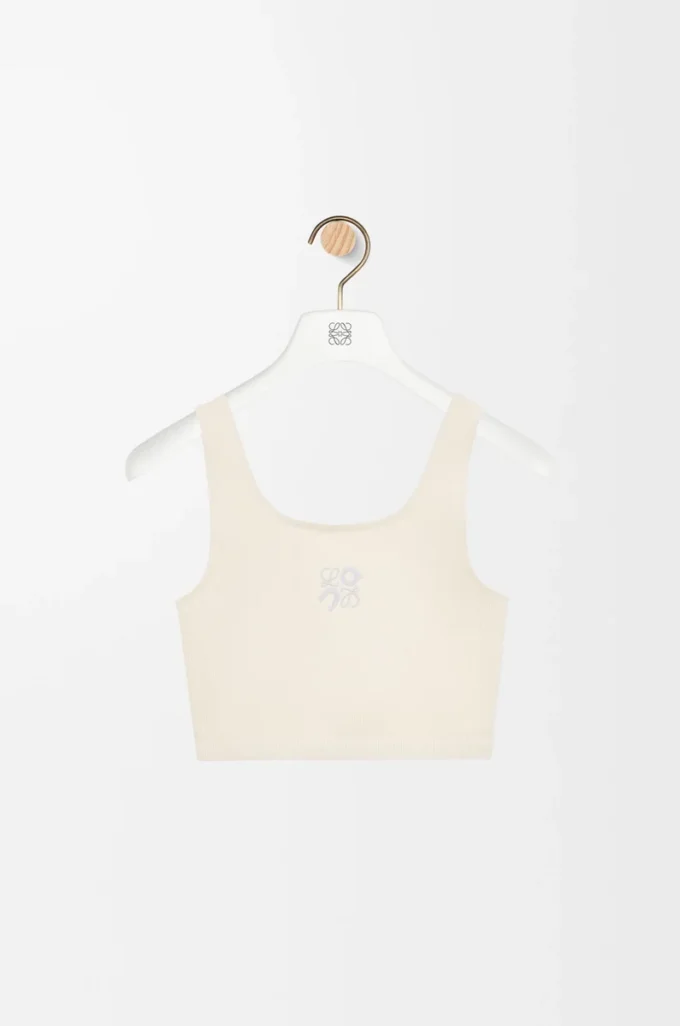 Soutien-gorge sans coutures en jersey technique ivoire