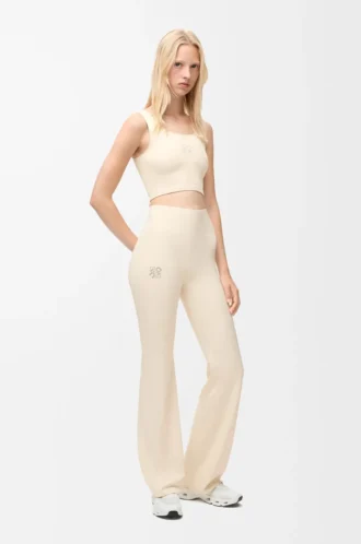 Soutien-gorge sans coutures en jersey technique ivoire