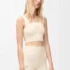 Soutien-gorge sans coutures en jersey technique ivoire