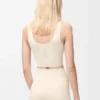 Soutien-gorge sans coutures en jersey technique ivoire