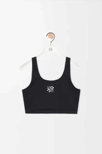 Soutien-gorge sans coutures en jersey technique Noir