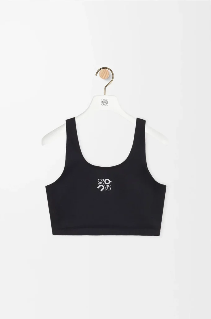 Soutien-gorge sans coutures en jersey technique Noir Soutien-gorge sans coutures en jersey technique Noir